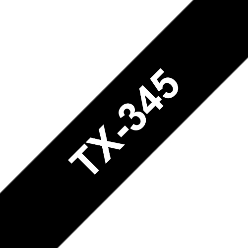 Brother TX345 Nastro tx Bianco / Nero ** - Immagine 1