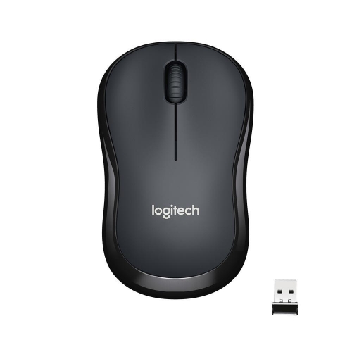 Mouse Logitech "silent Wireless Mouse M220 " USB 1000 Dpi 4 Pulsanti Antracite 910-004878