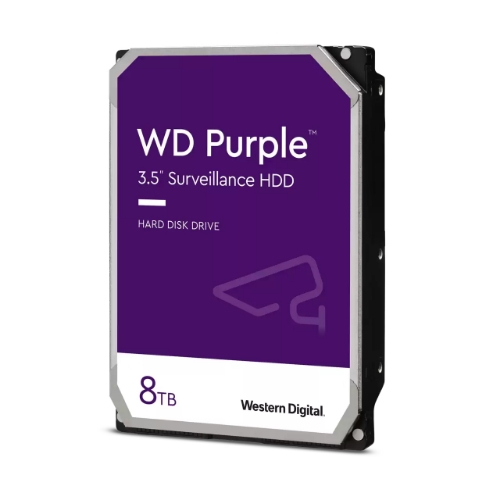 hd wd SATA3 8TB 3.5" Purple Intellipower 256mb Cache 24x7 - (ideali Per Dvr/pvr) - WD85PURZ - Immagine 1