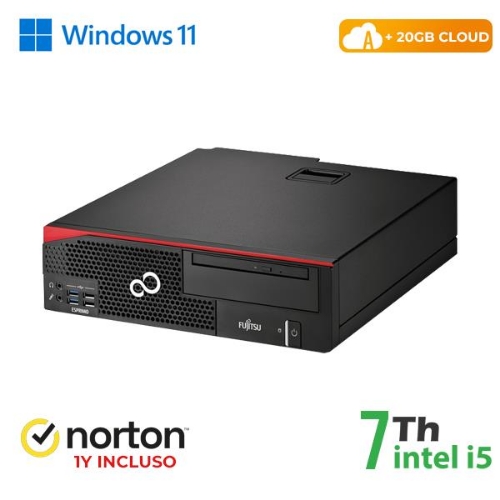 pc Fujitsu Rinovo Refurbished Esprimo D757-957 RN54622311 Sff i7-7X00 8GB SSD 256GB no Dvd W11P Cloud 20GB + Norton - Immagine 1
