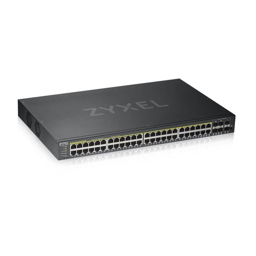Zyxel GS1920-48HPV2 Gestito Gigabit Ethernet (10/100/1000) Nero Supporto Power Over Ethernet (poe)