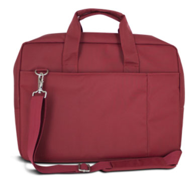 Borsa x nb Atlantis P004-K51-A4-16 da 15.6" Modello Sierra, Cinghia a Tracolla, Rossa
