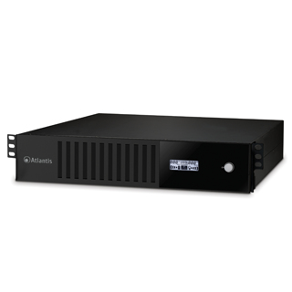 UPS Atlantis A03-HP2201-RC 2200VA (1320W) Server Rack-2U Sinewave Line Interactive Con Avr Boost e Buck LCD 6*IEC sw Contr. Incl - Immagine 1