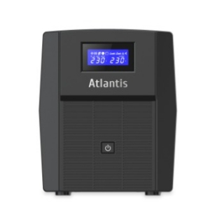UPS Atlantis A03-HP2003 1500VA (900W) Sinewave Line Interactive 2x12V-9Ah Display LCD e LED Stato UPS Usb-hid 3xIEC 2xSchuko - Immagine 1