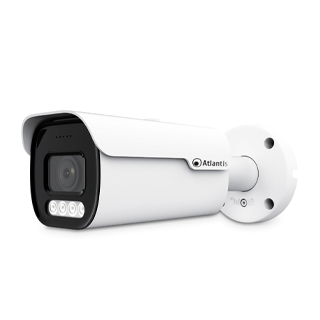 Videocamera Atlantis Ultraplex A11-UX914A-BPVM IP POE Bullet 5Mpx 2592x1944 25fps H.264/265 1/2.8" Cmos 4x ir LED Array LED 30m - Immagine 1