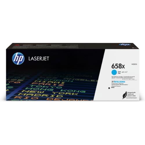 hp 658X W2001X Toner Ciano Cartridge