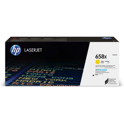 hp 658X W2002X Toner Giallo Cartridge - Immagine 1