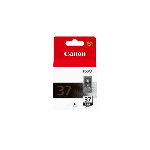Ink Canon PG-37 Nero 11ML Incl. Testina x MP140 MP190 MP210 MP220 IP1800 IP2500 IP2600 MX300 MX310 - Immagine 1