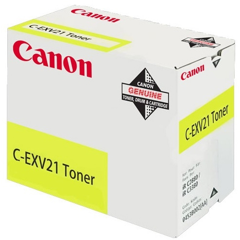 Toner Canon C-EXV21 Yellow ir C2880 3380 3080 3580 0455B002 - Immagine 1