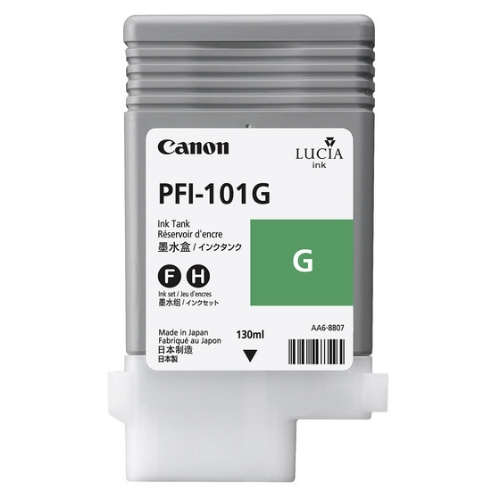Serbatoio Canon Inch. Green PFI-101G Singolo (130ml) 0890B001 x Ipf 5000 / 6000S - Immagine 1