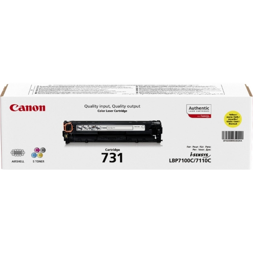 Toner Canon 731Y Giallo 1500PP x LBP7100CN LBP7100CW LBP7110CW MF8280Cw MF8230Cn MF628Cw MF623Cn - Immagine 1