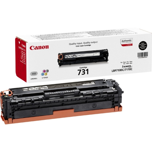 Toner Canon 731BK Nero 1400PP x LBP7100CN LBP7100CW LBP7110CW MF8280Cw MF8230Cn MF628Cw MF623Cn - Immagine 1