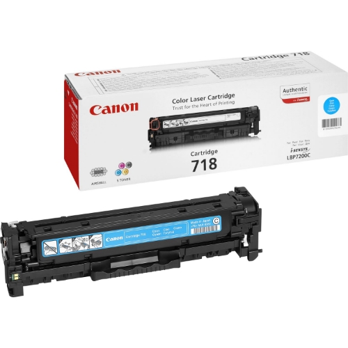 Toner Canon 718 c Ciano 2900PP x LBP7200Cdn LBP-7660Cdn LBP-7680Cx LBP7210Cdn MF8580Cdw MF8540Cdn MF8550Cdn MF724 MF728 - Immagine 1