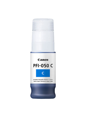 Canon Serbatoio Inch. Ciano PFI-050C Singolo (70ml) 5699C001 x TC-20 - Immagine 1