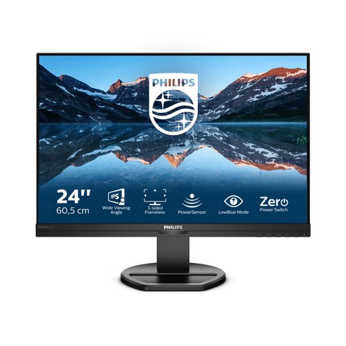 Philips b Line 240B9/00 Monitor Piatto Per pc 61,2 cm (24.1") 1920 x 1200 Pixel WUXGA LED Nero - Immagine 1