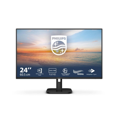 Monitor Philips LED 23.8"Wide 24E1N1100A/00 IPS 1920x1080 100hz 4ms 250cd/mq 1.300:1 2x2W mm Vga HDMI - Immagine 1