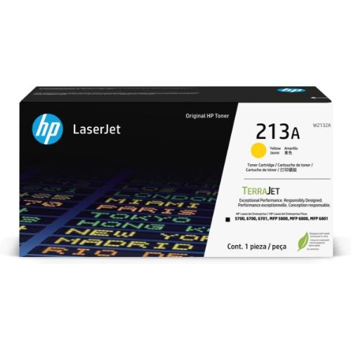hp W2132A 213A Laserjet Toner Giallo - Immagine 1