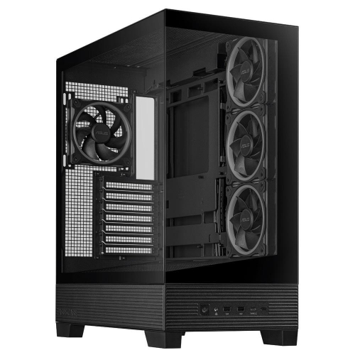 Case M.tower Asus A31 Plus USB3, 4*12CM Fan, Btf Comp., Side Pannel Trasp - Immagine 1