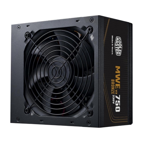 Alimentatore Cooler Master 750W V3 Mwe 750 Atx 3.1 80+Bronze Fan120mm MPE-7501-ACABW-3BEU - Immagine 1