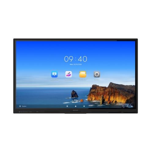 Monitor Touch Interattivo Hikvision 86'' 4K,Wi-fi/BT, Android 13, 8GB, 64GB, Staffa Inc. - DS-D5B86RB/EL - Immagine 1