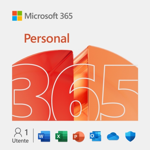 Microsoft 365 Personal Italian Eurozone Subscr 1YR Medialess FY25H2 1 Utente - 5PC/MAC + 5 Smartphone + 5 Tablet EP2-32448 - Immagine 1