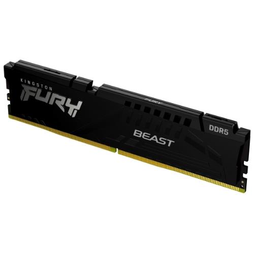 DDR5 Kingston 8Gb 5200Mhz - Fury Beast Black CL38 - KF552C40BB-8 - Immagine 1