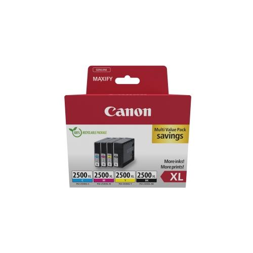 Ink Canon PGI-2500XL Bk/c/m/y Mulipack 70.9ml x IB4050 MB5050 MB5350 IB4150 MB5150 MB5450 9254B010 - Immagine 1