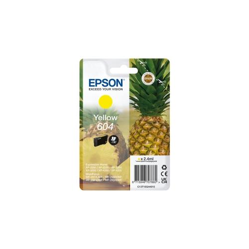 Ink Epson 604 C13T10G44010 Giallo Ananas x XP-2200 XP-3200 XP-4200 WF-2910DWF WF-2930DWF WF-2950DWF - Immagine 1