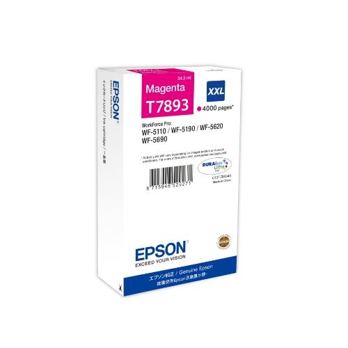 Ink Epson C13T789340 Magenta (taglia Xxl) x WF-5110DW WF-5190DW WF-5620DWF WF-5690DWF - Immagine 1