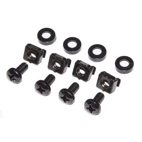 Kit Link 50 Viti, Dadi e Rondelle Per Installazioni su Armadi Rack 19" Colore Nero - Immagine 1