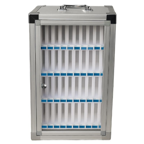 Atlantis Armadietto Porta Smartphone 36 Slot E80-SLK36 - Alluminio (richiedi Bid Edu)