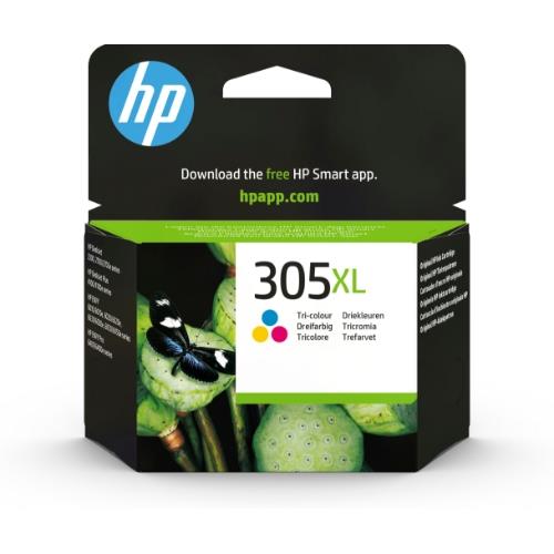 Ink hp 3YM63AE N.305XL Multicolore x hp Deskjet 2710 2720 2721 2722 2723 2724 Envy 6432 - Immagine 1