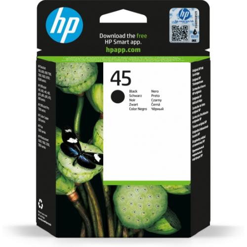 Ink hp 51645AE N.45 Nero x DJ1100c DJ820 DJ850 DJ855 DJ870 - Immagine 1