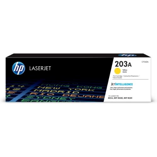 Toner hp CF542A N.203A Giallo 1.300PP x Laserjet M254NW M254DW M280NW M281FDN M281FDW