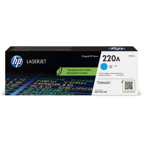 Toner hp W2201A N.220a Ciano 1.800PP x M4302fdw M4302dw M4302fdn M4202dn M4202dw - Immagine 1