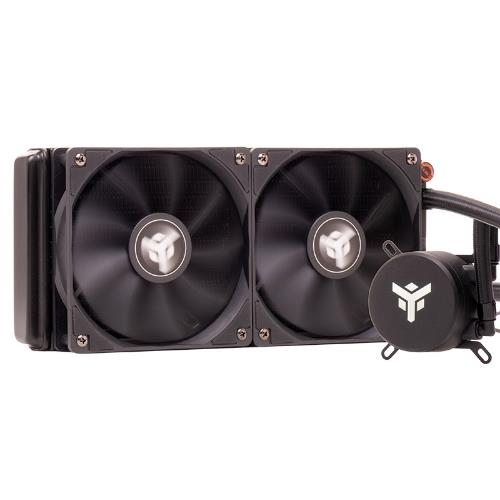 Cooler Itek "hydro Cube 240B" 240mm (raff. a Liquido) Pwm Fan,skt Universale - bk - ITLCICB240 - Immagine 1