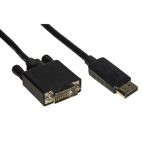 Link Accessori LKCDPDVI20 Cavo e Adattatore Video 2 m Displayport Dvi-d Nero - Immagine 1