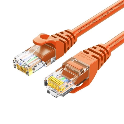 Cavo LAN Hikvision Patch Cord Cat 6 24AWG, Cu, Orange 10m - Immagine 1