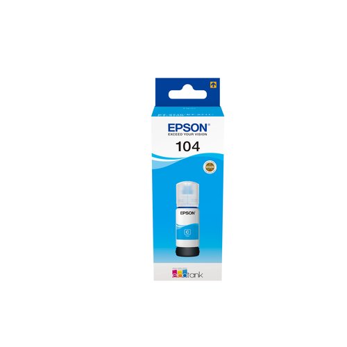 Epson 104 Ecotank Cyan Ink Bottle - Immagine 1