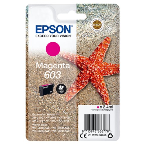 Epson Singlepack Magenta 603 Ink - Immagine 1