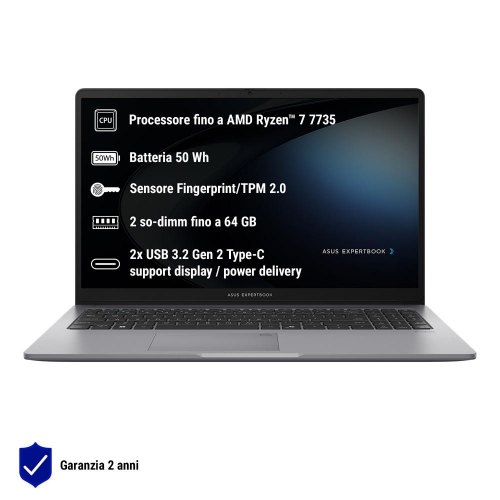 Asus Commercial nx l PM1503CDA-S70230 15,6" AMD Ryzen 5-150 8GB 512GB SSD no Sistema Operativo - Immagine 1