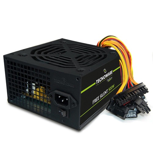 Tecnoware Free Silent Alimentatore Per Computer 500 w 20+4 Pin Atx Atx Grigio