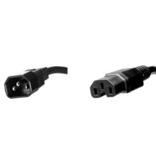 Link Accessori LK10039 Cavo di Alimentazione Nero 1,8 m Accoppiatore C14 Accoppiatore C15 - Immagine 1