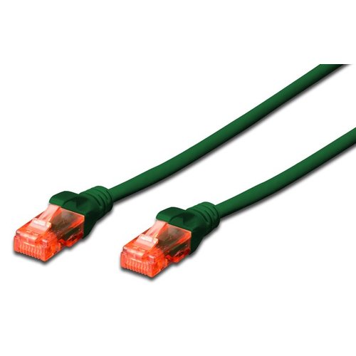 Digitus DK-1617-010/G Cavo di Rete Verde 1 m Cat6 U/utp (utp) - Immagine 1