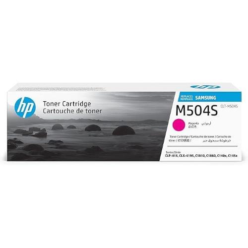 Toner hp Samsung CLT-M504S/ELS Magenta 1.800PP x CLP-415N CLP-415NW CLX-4195FN CLX-4195FW SL-C1810W SL-C1860FW