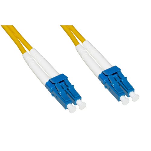 Link Accessori LKLCLC905 Cavo a Fibre Ottiche 5 m 2x lc OS2 Giallo - Immagine 1
