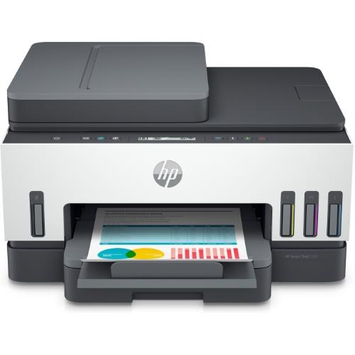 Multifunzione hp Consumer Smart Tank 7305 A4 15PPM 250FF Fax Adf Duplex LAN USB WIFI - Immagine 1