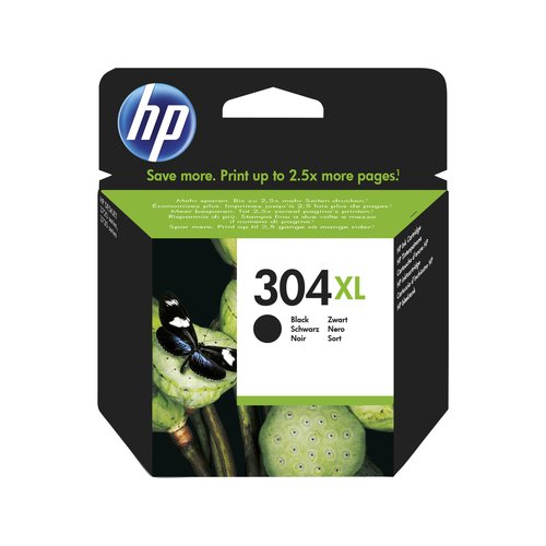 hp Cartuccia Inchiostro Originale Nero 304XL - Immagine 1