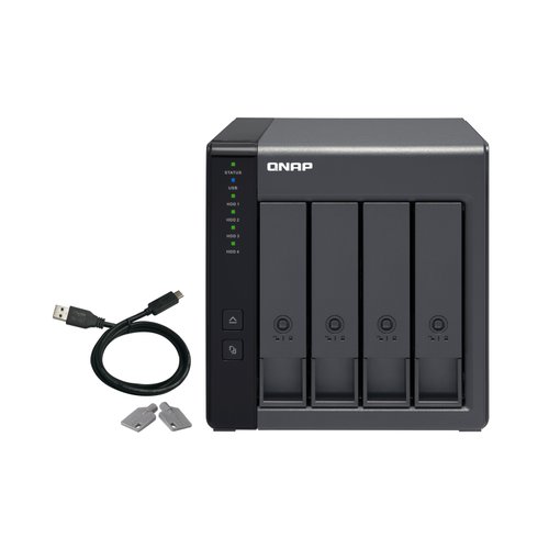 Qnap TR-004 Array di Dischi Nero - Immagine 1