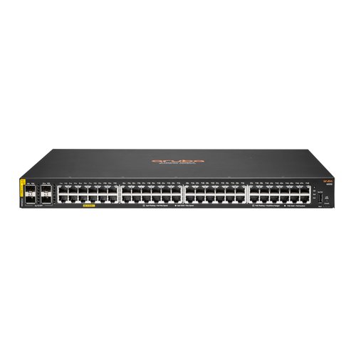 Hewlett Packard Enterprise Aruba 6000 48G Class4 POE 4SFP 370W Gestito L3 Gigabit Ethernet (10/100/1000) Supporto Power Over Ethernet (poe) 1U - Immagine 1